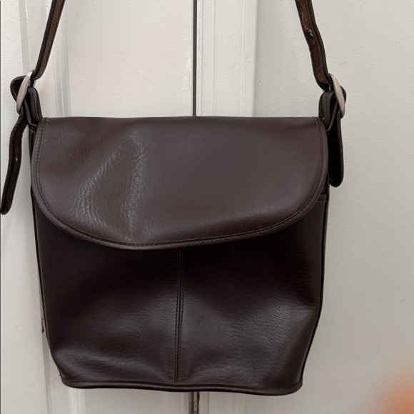 Vintage Coach 90s Whitney Crossbody Bag color brown - Picture 5 of 7